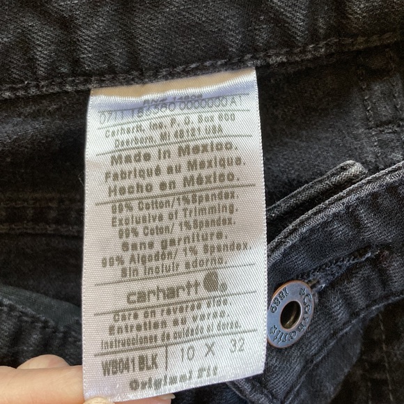 Carhartt original fit bootcut black jeans - Picture 9 of 9